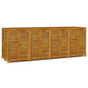 Berkfield Garden Storage Box 280x87x104 cm Solid Wood Acacia