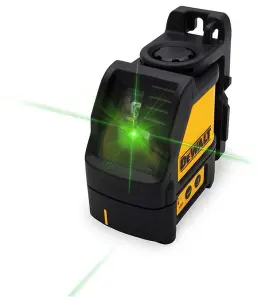 Dewalt DW088CG Green Cross Line Laser Level Self Levelling + Bracket Tripod +Bag