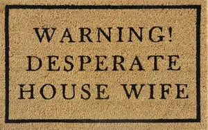 Door Mat Doormats Non Slip Natural Coir Welcome Indoor Outdoor Home Garden Mats Desperate housewife