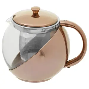 Maison by Premier Stainless Steel Teapot With Copper Finished Infuser