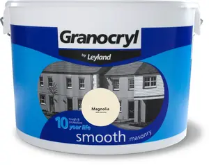 Granocryl Smooth Masonry Paint Magnolia 10L