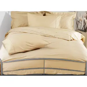 Belledorm 200 Thread Count Egyptian Blend Duvet Cover Papyrus (Superking)