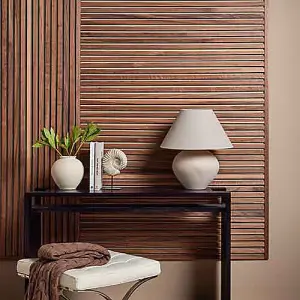 Naturewall Individual Slat Deep Walnut 2400mm x 27mm