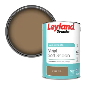 Leyland Trade Vinyl Soft Sheen Walls & Ceilings Emulsion Paint (S 5020-Y30R) - 5L