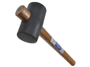 Faithfull FAIRMB214 Rubber Camping Paving Mallet Black 567g 20oz