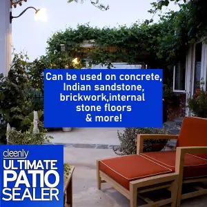 Cleenly Ultimate Patio Sealer Patio & Driveway Sealant to Prevent Weathering & Stains 15L