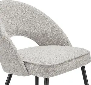 DUSK Lola Set Of 2 Dining Chairs - Bouclé - Taupe