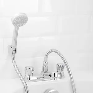 GoodHome Calp 2 Tap Hole Shower mixer Tap