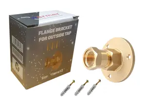 Warmer System Wallplate PSW Flange Bracket for Outside Tap