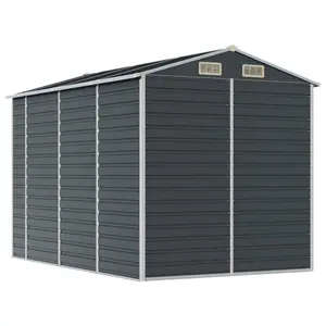 Brumit Garden Shed 191x300x198 cm Galvanised Steel Anthracite