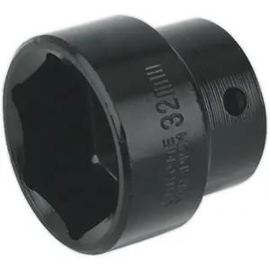 High-Quality 32mm Forged Impact Socket - 1/2 Inch Square Drive Tool