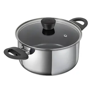 Kuhn Rikon Classic Stainless Steel Non-Stick Induction Safe Casserole Pot, 24cm/5.3L