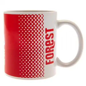 Nottingham Forest FC Half Tone Mug Red/White (One Size)