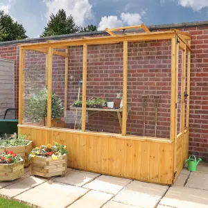 Mercia 8x4 Lean to greenhouse with Adjustable vent