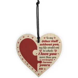 I Love You Keepsake Gifts Husband Wife Valentines Day Gift For Him Her Other Half