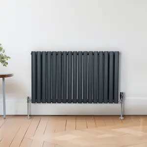 Oval Radiator - 600 x 1020mm - Anthracite