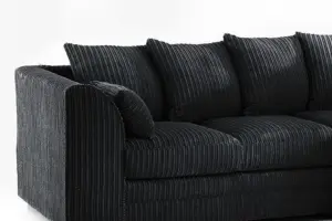 Logan Compact Corner Sofa Jumbo Cord Fabric