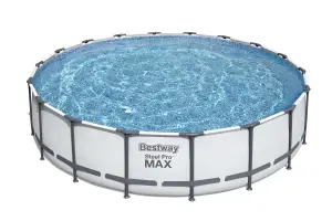 Bestway Steel pro max Swimming pool with pump (L) 5.49m x (H) 122cm