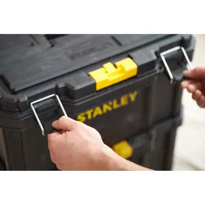 Stanley Mobile Rolling Toolbox 3 Section Portable Tool Box STA183319 STST83319-1