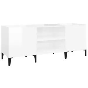 Korinne 121cm Sideboard High Gloss White