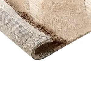 Area Rug 200 x 300 cm Beige SAZOO