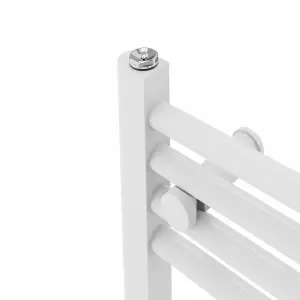 Rinse Straight Bathroom Heated Towel Rail Ladder Radiator White 1200x300mm