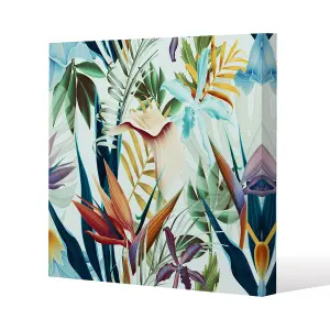 Tropical Plants (Canvas Print) / 61 x 61 x 4cm