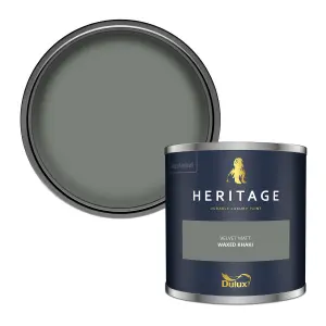 Dulux Trade Heritage Waxed Khaki Matt Wall paint, 125ml Tester pot