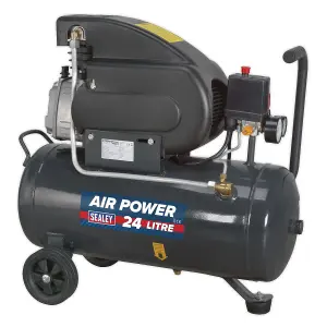 Sealey Air Compressor 24L Direct Drive 2hp 110V SAC2420E110V