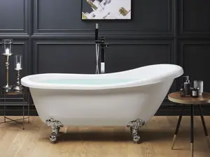 Freestanding Bath 1530 x 770 mm White CAYMAN