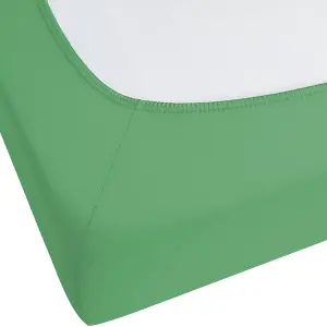 Fitted Sheet JANBU Cotton Green