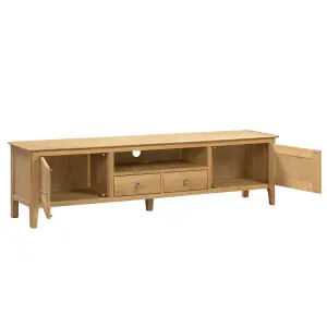 Solid Oak Widescreen TV/Media Unit