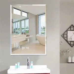 50x70cm Frameless Rectangle Wall Mounted Mirror