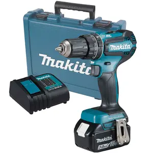 Makita DHP485SF 18V LXT Lithium Ion Brushless Combi Hammer Drill - 1x 3.0ah