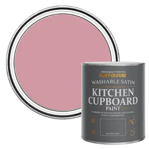 Rust-Oleum Dusky Pink Satin Kitchen Cupboard Paint 750ml