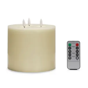 ValueLights Flickering Candle Ivory Light Decoration