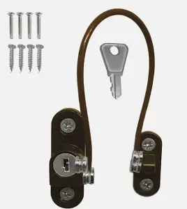 Schlosser Technik Mini Cable Restrictor - BS EN 14351-1:2006 - Brown