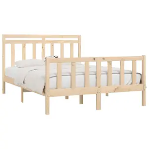 Berkfield Bed Frame Solid Wood Pine 120x200 cm