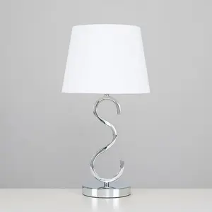 Champagne 48.5cm Table Lamp White / No