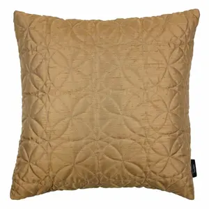 Bloxom Square Throw Cushion Gold / 60 x 60cm