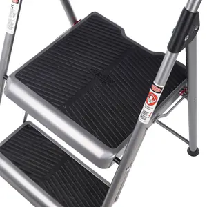 Werner 2 tread Steel Foldable Step stool (H)0.9m