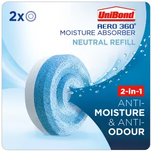 UniBond Aero 360 Moisture absorbing refill, Pack of 2