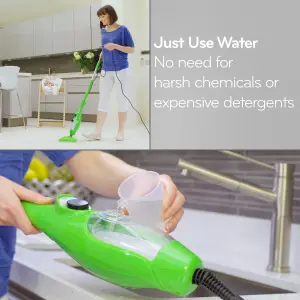 H2O X5 Deluxe Steam Mop & Handheld Steam Cleaner