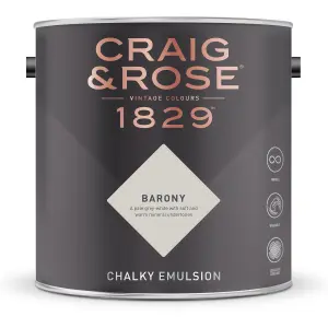 Craig & Rose 1829 Barony Chalky Emulsion paint, 2.5L