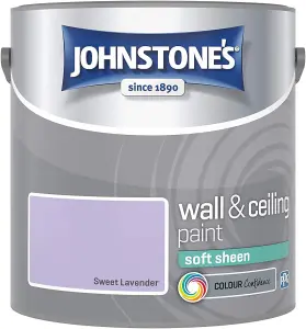 Johnstone's Wall & Ceiling Sweet Lavender Soft Sheen Paint - 2.5L