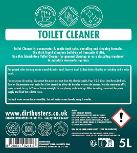 Saniflo Macerator Descaler Toilet Cleaner, Septic Tank Safe, Ocean Fresh (5L)