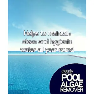 Cleenly Pool Algae Remover - Removes & Prevents the Growth of Algae in Water - Super Concentration and Long Lasting 2L