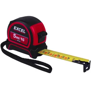 Excel PVC Tape Measure 8m/5m Pack of 2