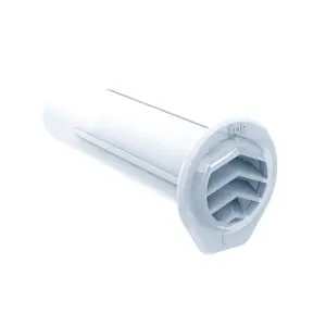 5 x Natural Clear Drill Weep Vents Round Vent Cavity, Retaining, Rendered Walls