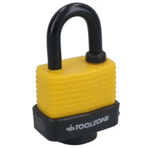 40mm Padlock Laminated Waterproof Security Shed Gate Lock Shackle